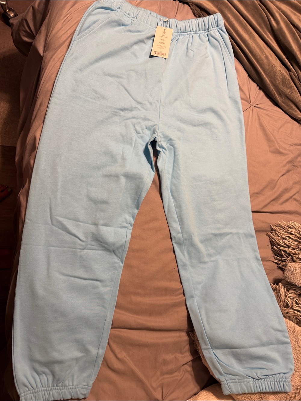 Year of Ours Light Blue Track Joggers